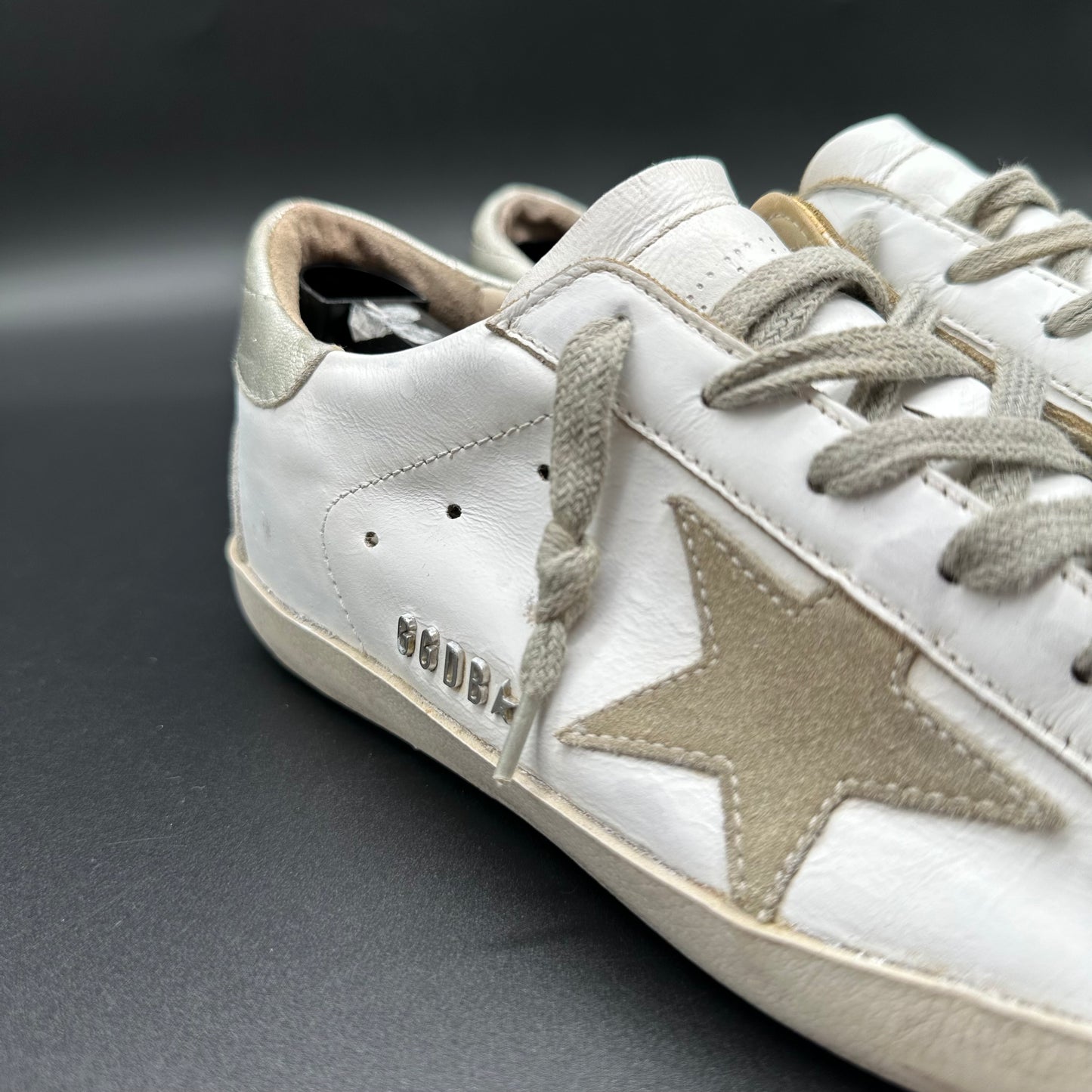 Golden Goose Superstar - Blanc Beige Or J019