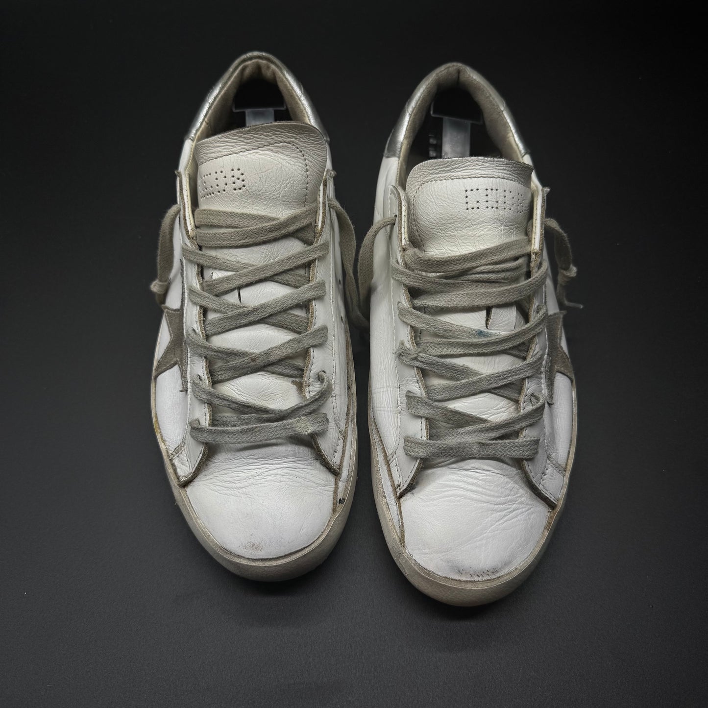 Golden Goose Superstar - Blanc/ Argent ▫️