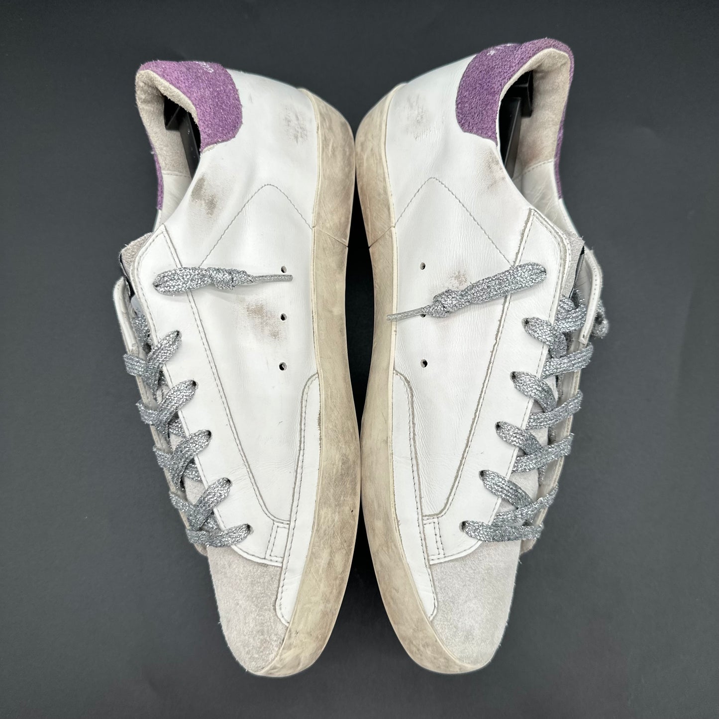 Golden Goose Superstar - Blanc Noir Violet C1355