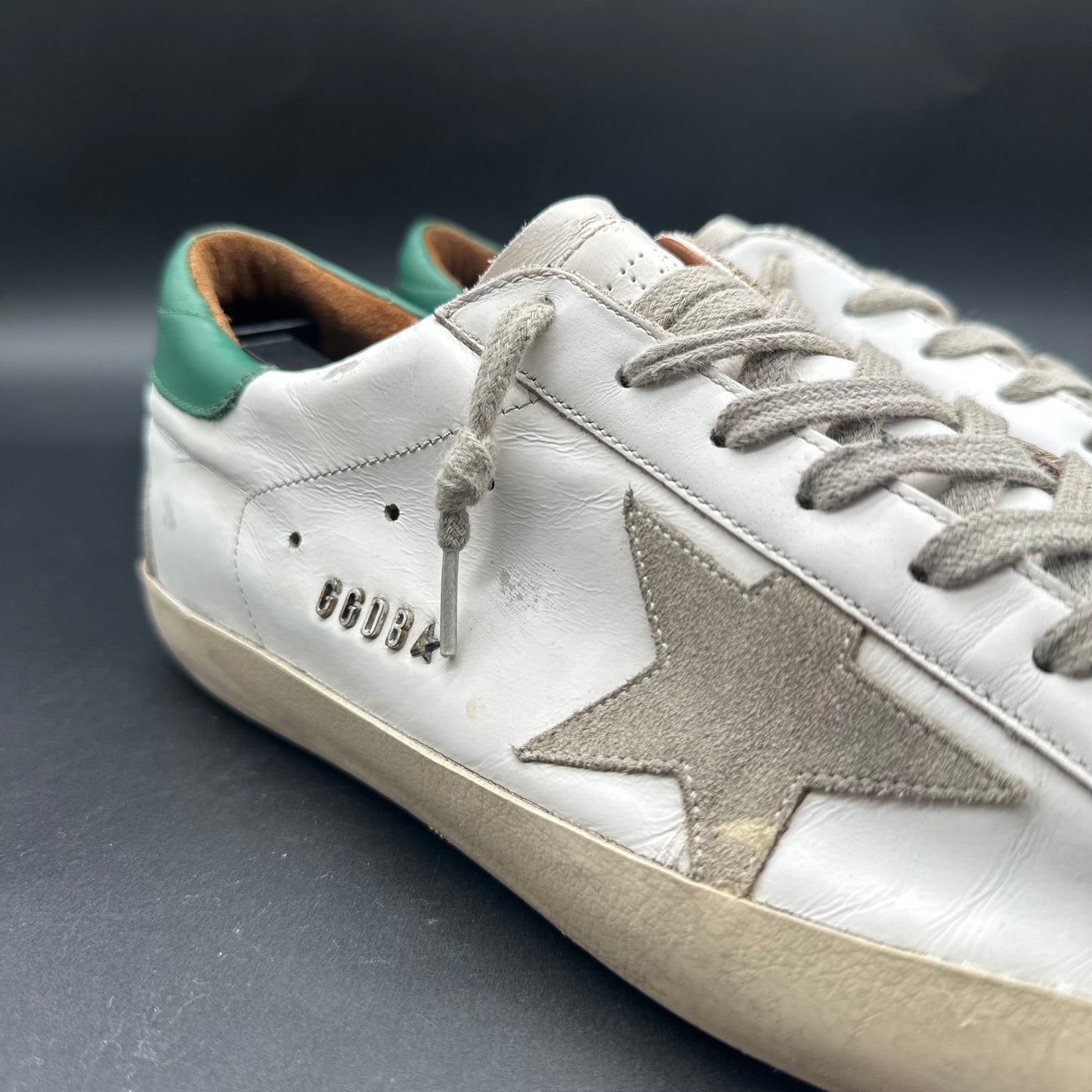 Golden Goose Superstar - Blanc Beige Vert C1450