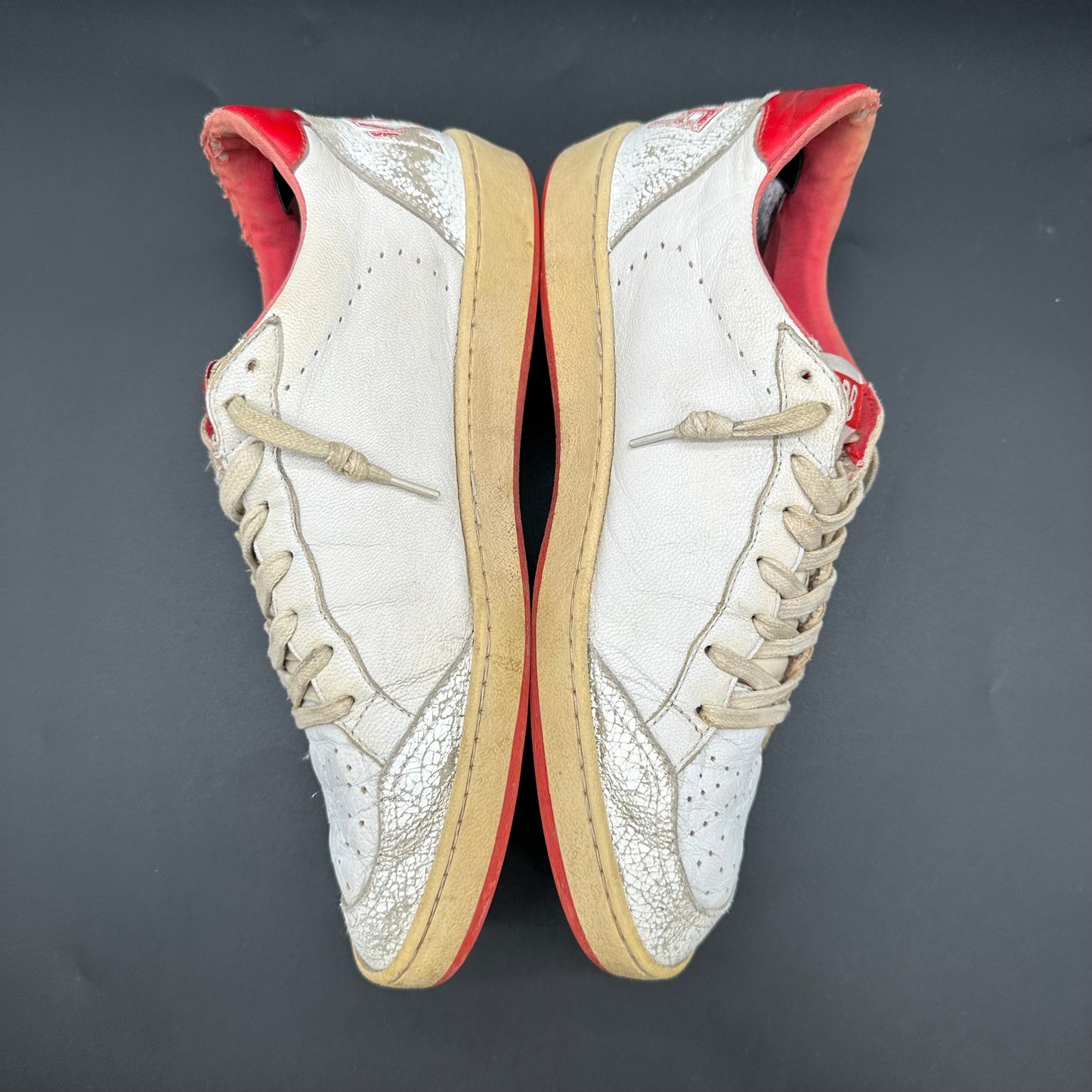 Golden Goose Ballstar - Blanc Rouge J032