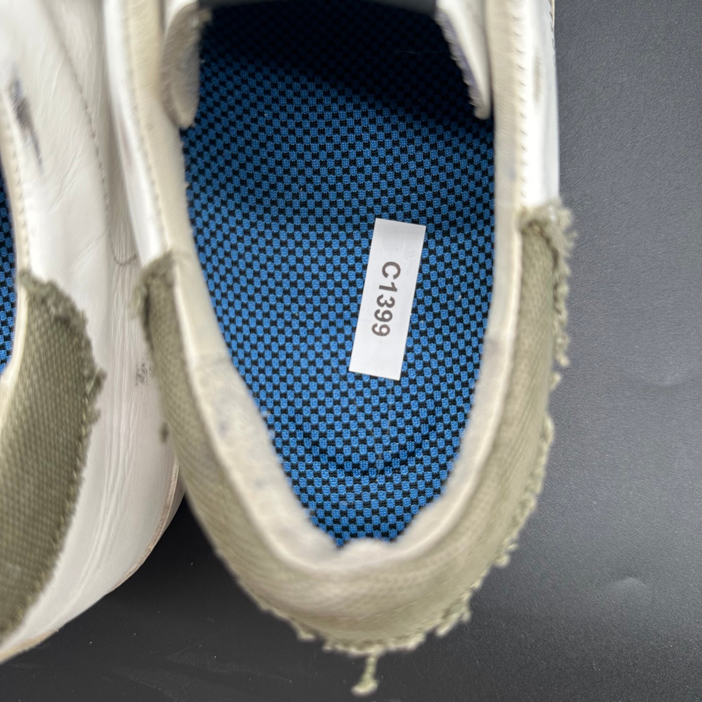 Golden Goose Superstar - Blanc Beige Vert C1399
