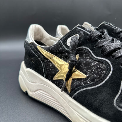 Golden Goose Running - Noir Argent Or K50