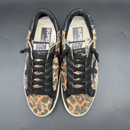 Golden Goose Superstar -  Léopard Noir C858