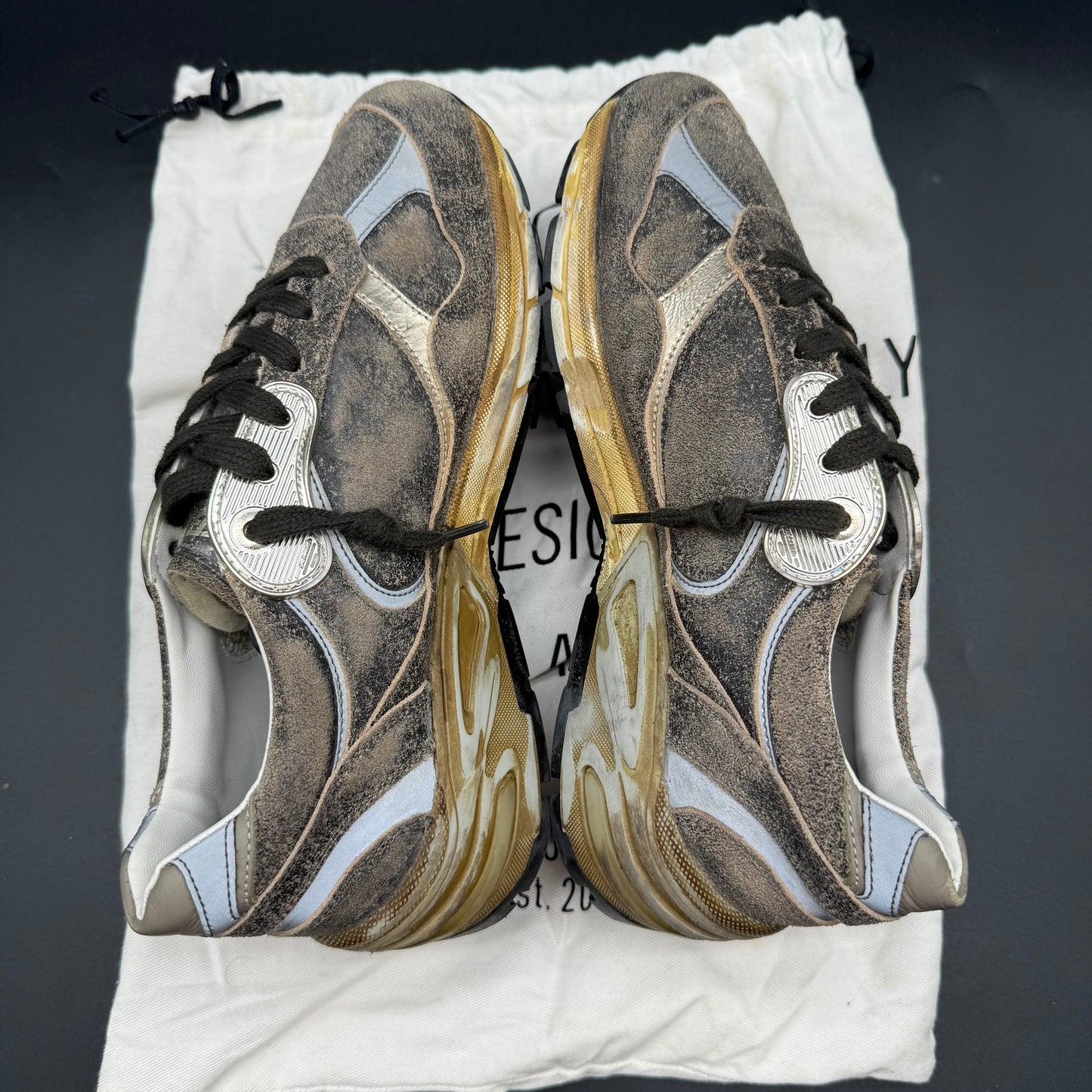 Golden Goose Dad-Star - Kaki Marron K57