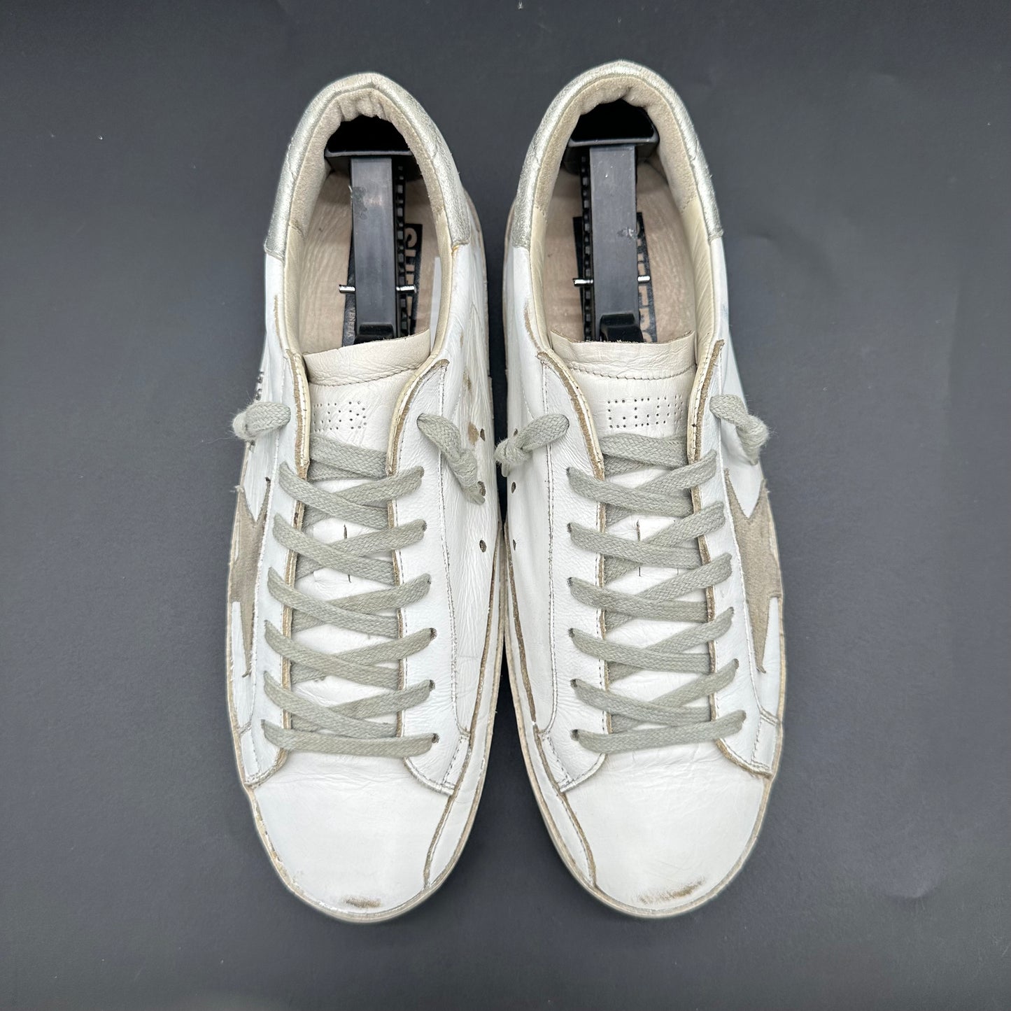 Golden Goose Superstar - Blanc Beige Argent C1271