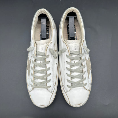 Golden Goose Superstar - Blanc Beige Argent C1271
