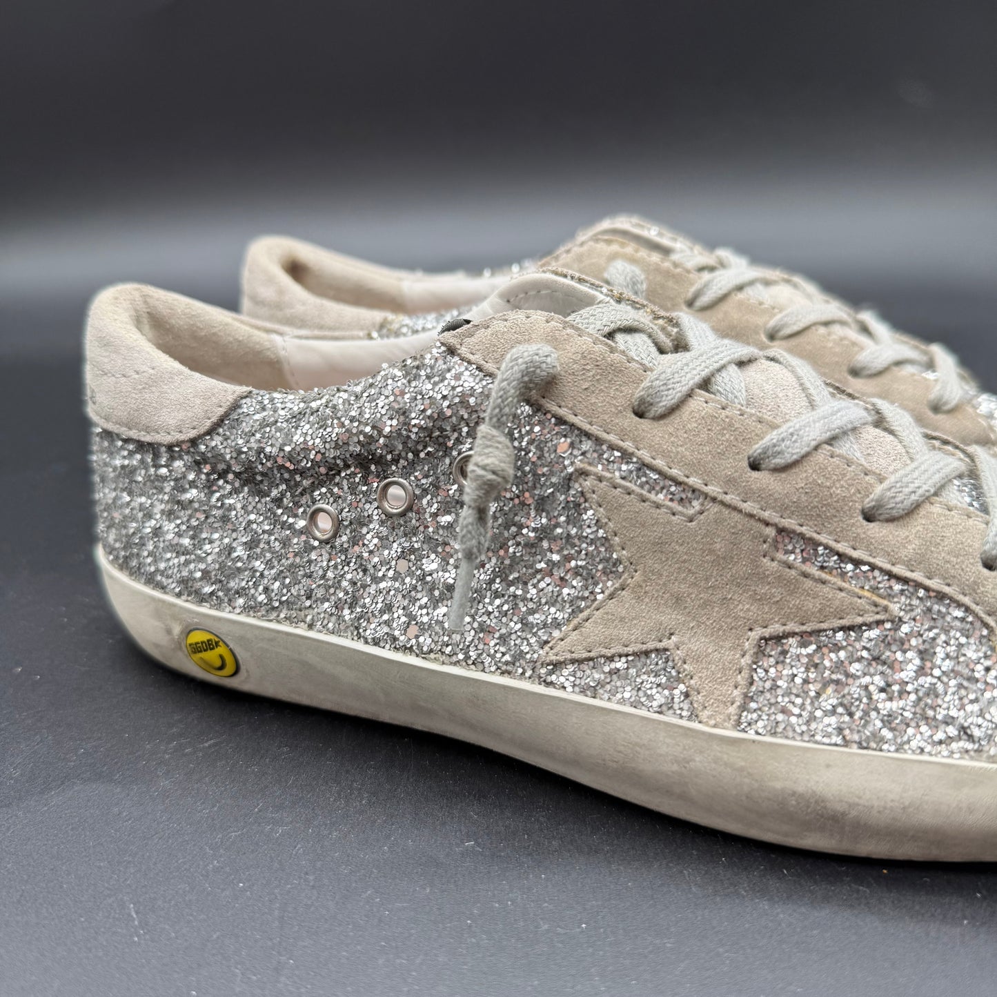 Golden Goose Superstar - Paillette Argent C1267