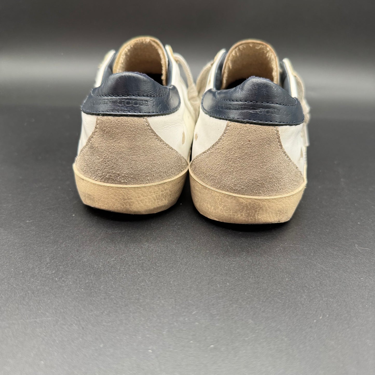 Golden Goose Superstar - Blanc Bleu Marine C1088