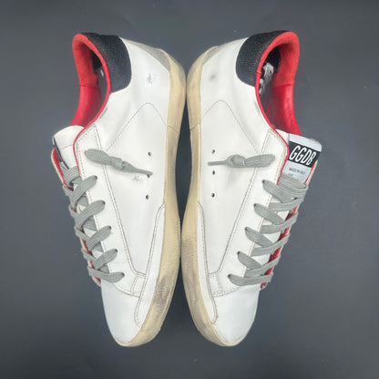 Golden Goose Superstar - Blanc Noir Rouge C1201
