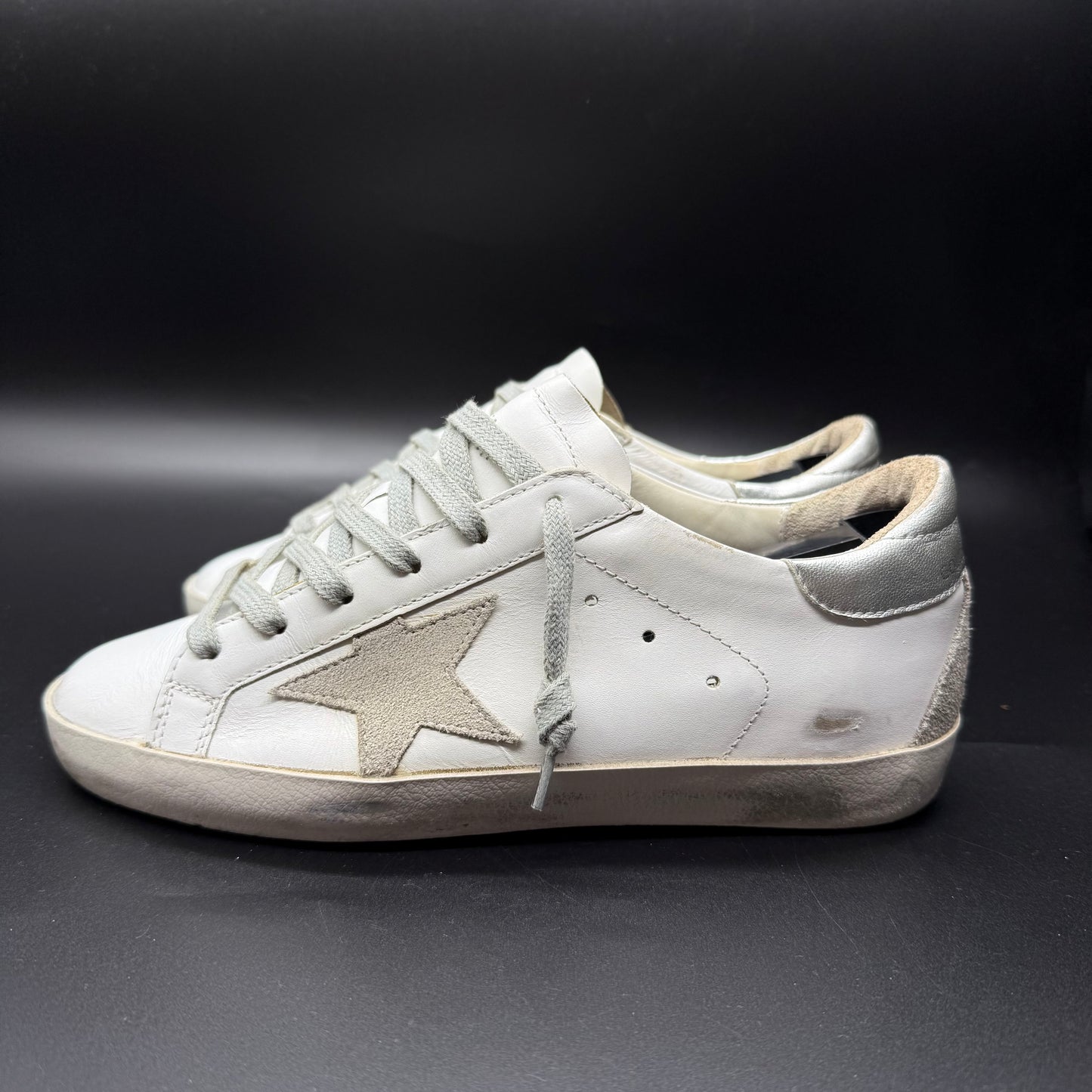 Golden Goose Superstar - Blanc/Argent ◾️