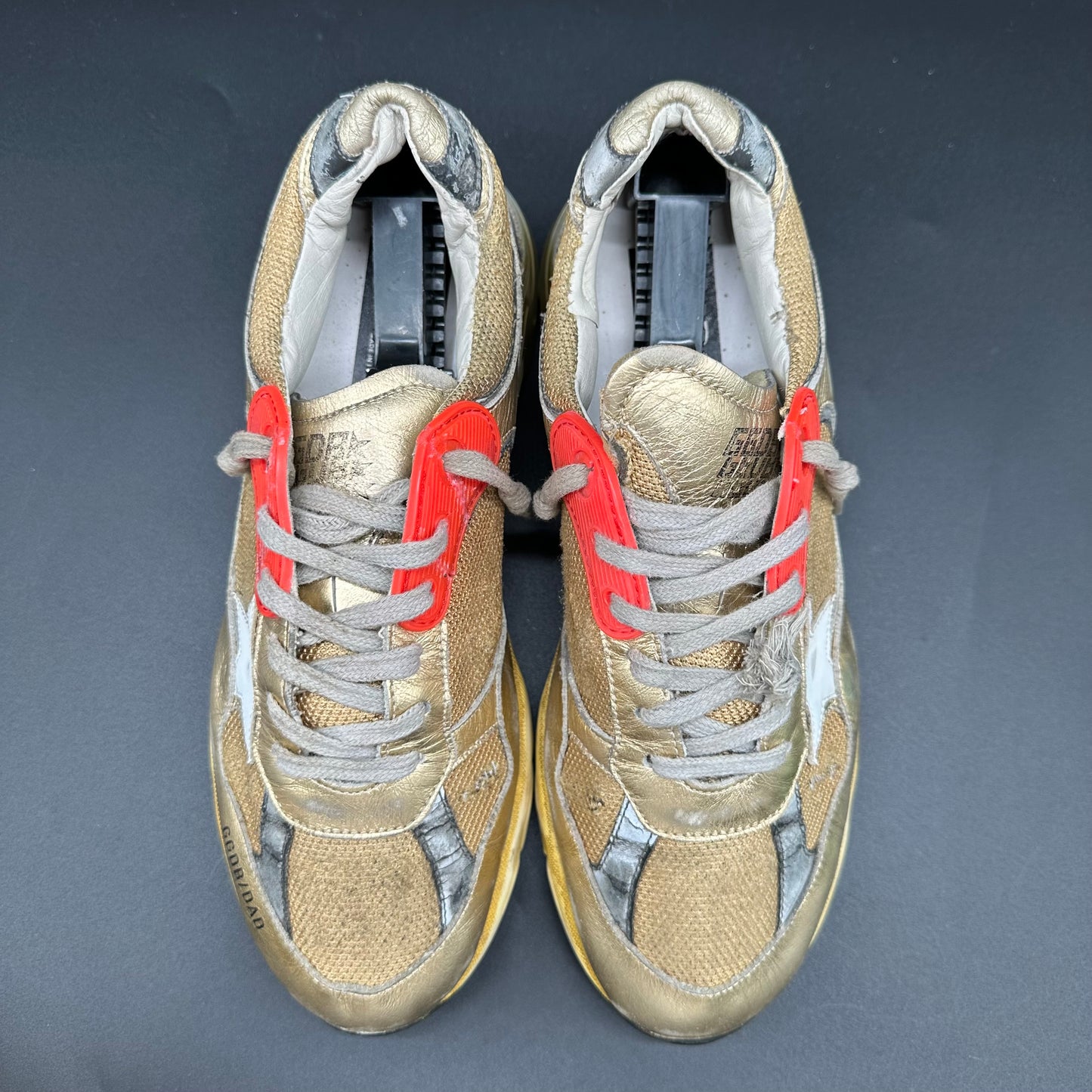 Golden Goose Dad-Star - Or Gris Rouge J010