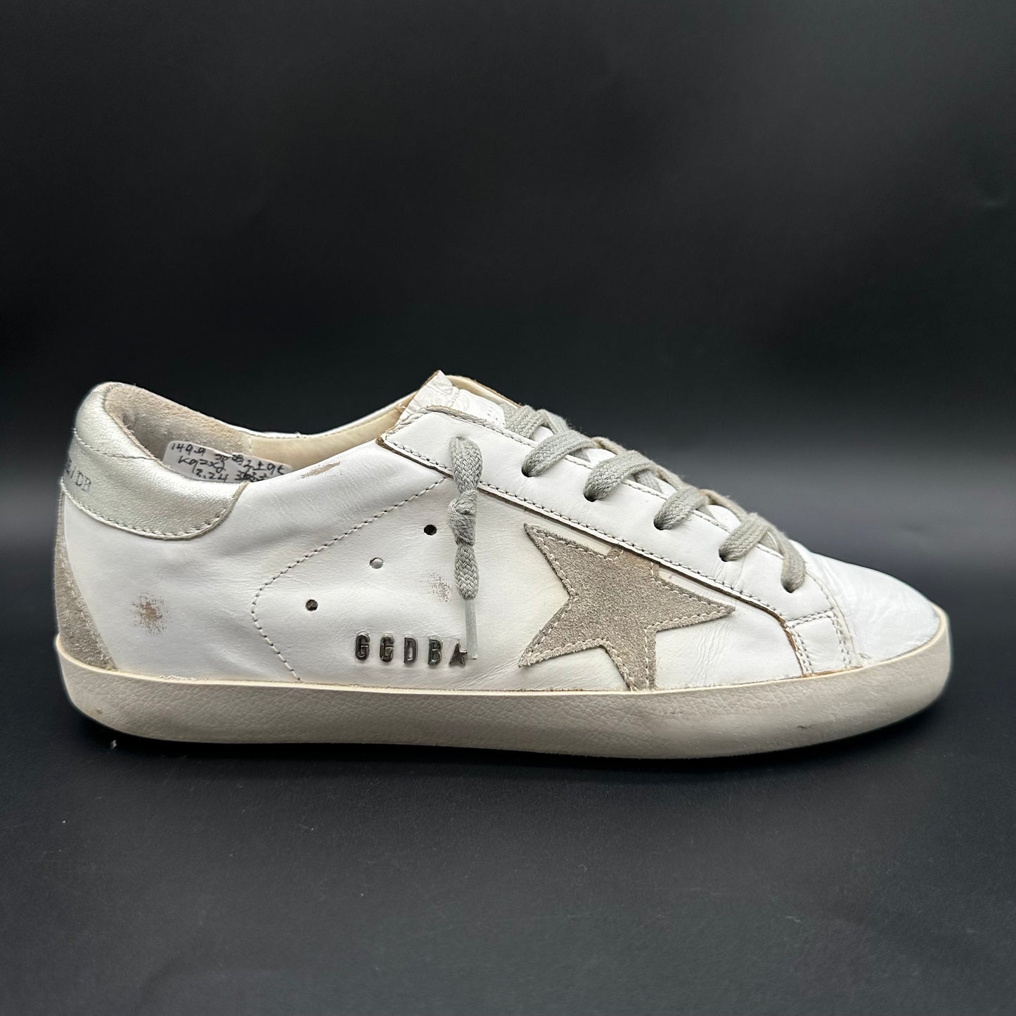 Golden Goose Superstar - Blanc Beige Argent C1389