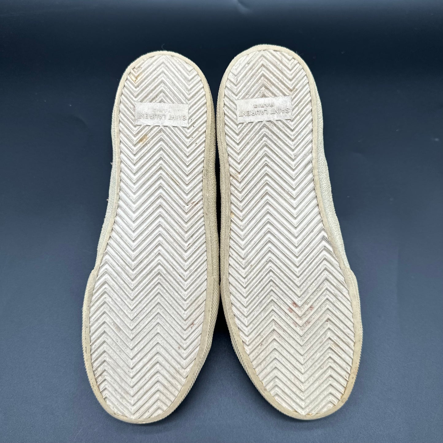 Saint Laurent Court - Blanc Noir Argent C1241