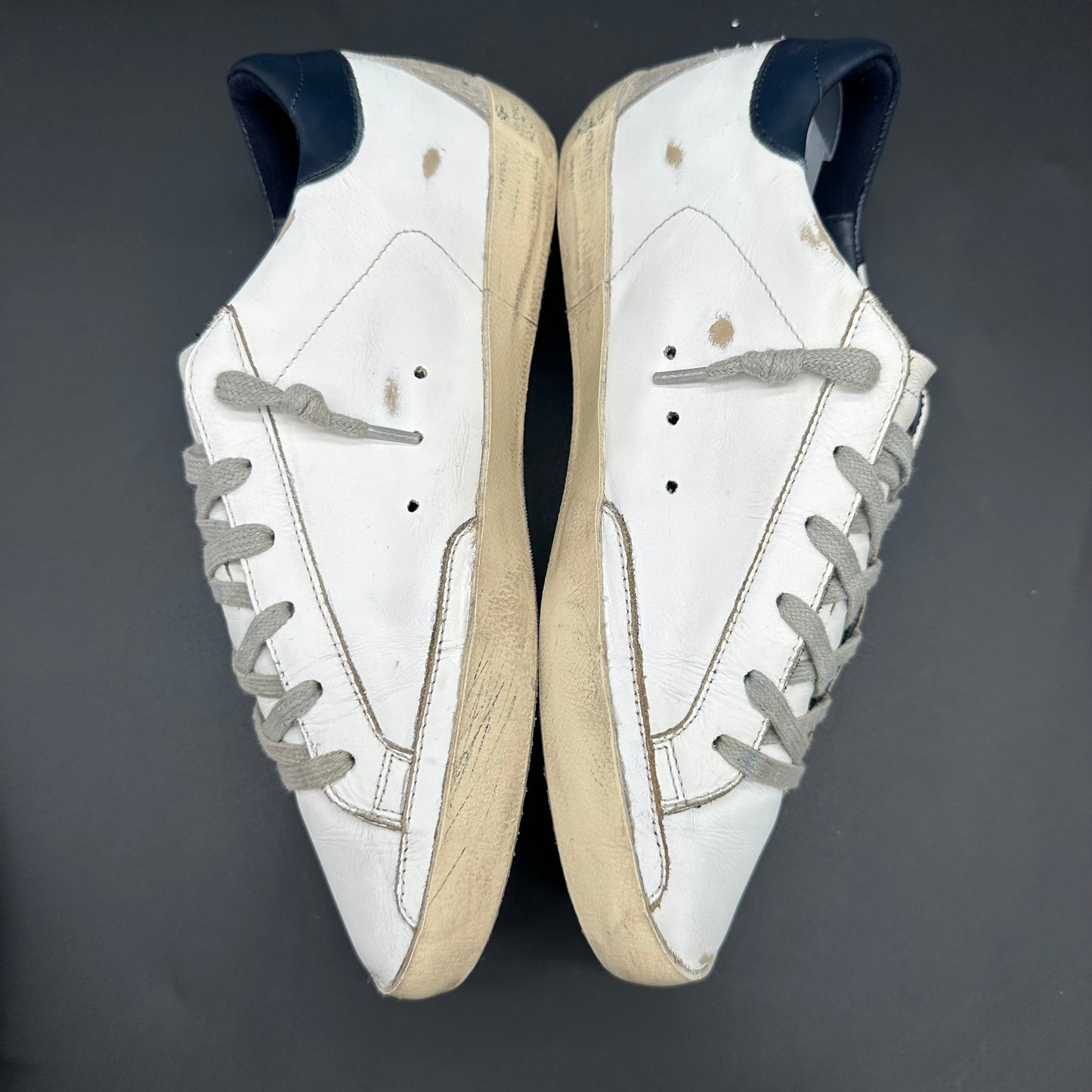 Golden Goose Superstar - Blanc Bleu Beige C1368