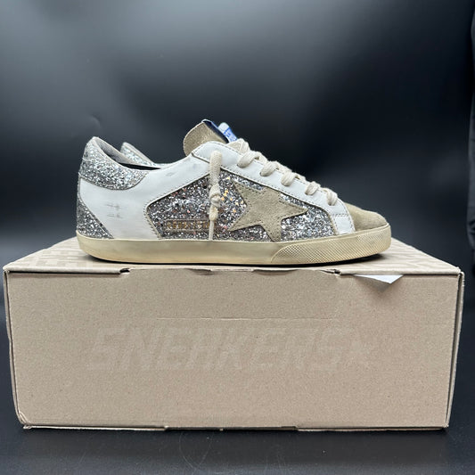 Golden Goose Superstar - Blanc/Pailette ▪️
