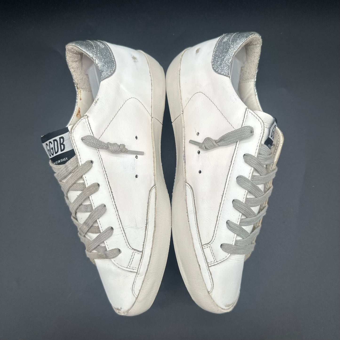 Golden Goose Superstar - Blanc Rose Argent C1280