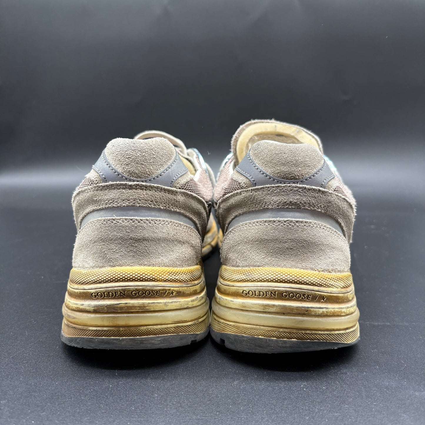 Golden Goose Dad-Star - Kaki Marron K36