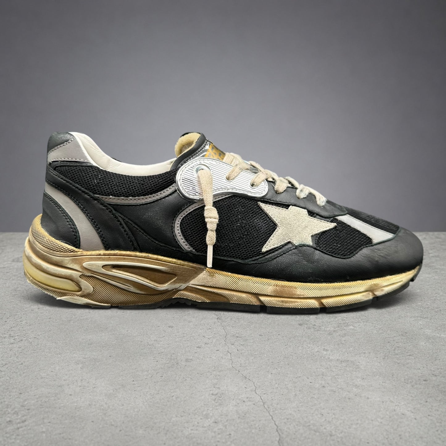 Golden Goose Dad-Star - Noir Beige C1442