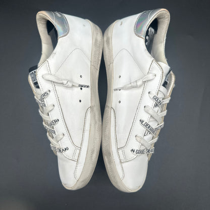 Golden Goose Superstar - Blanc Argent C1379
