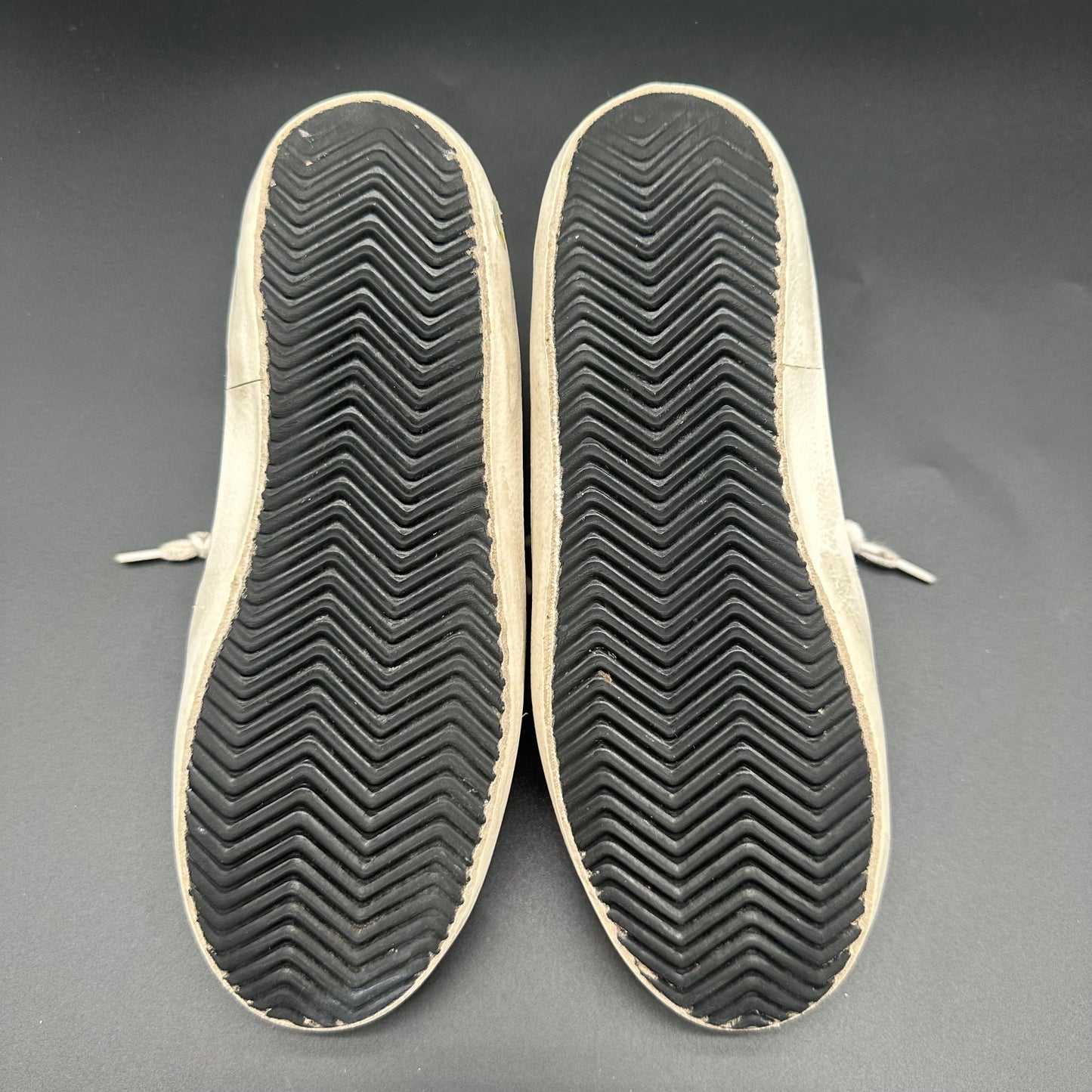 Golden Goose Superstar - Blanc Noir Rose Paillettes J009