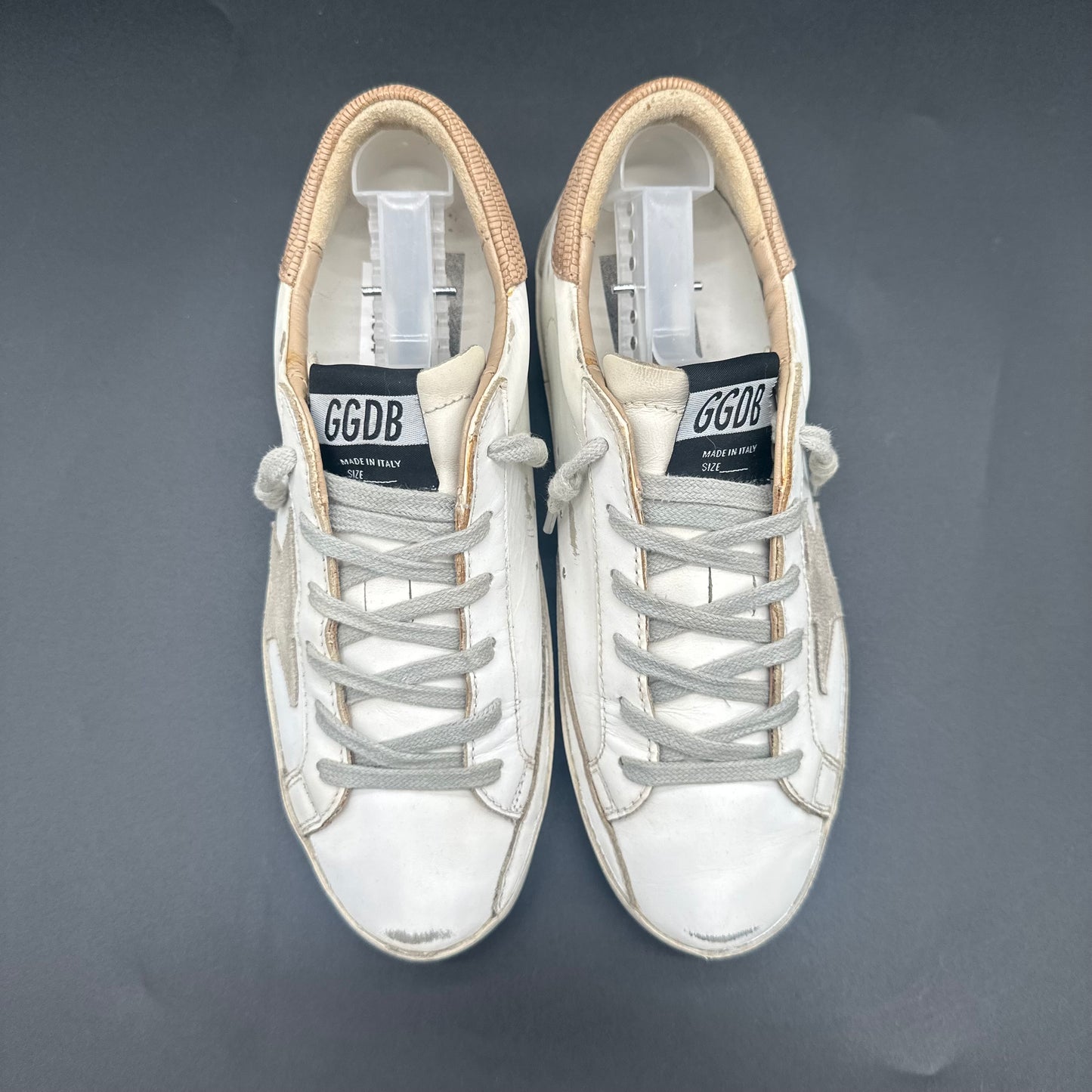 Golden Goose Superstar - Blanc Marron Beige C1354
