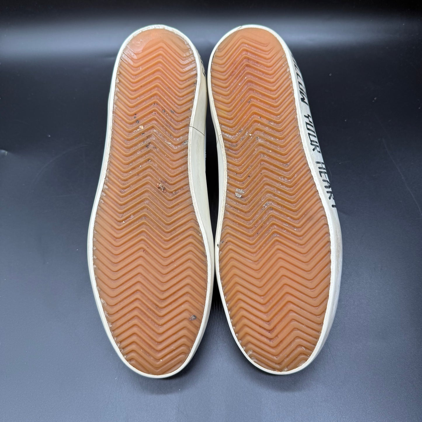 Golden Goose Mid-star - Blanc Paillette Argenté