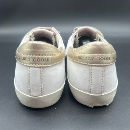 Golden Goose Old-Star - Blanc Léopard Or Argent Paillettes J025