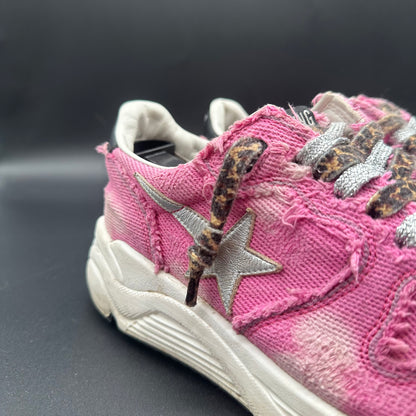 Golden Goose Running - Rose Blanc Léopard C1220