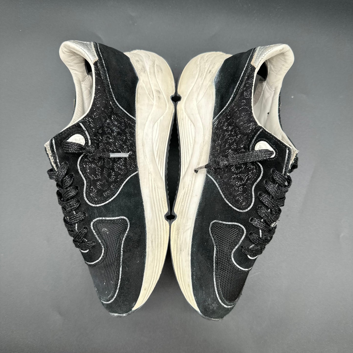 Golden Goose Running - Noir Argent Or K50