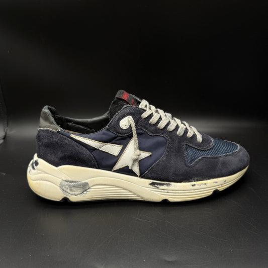 Golden Goose Running - Bleu Marine Beige