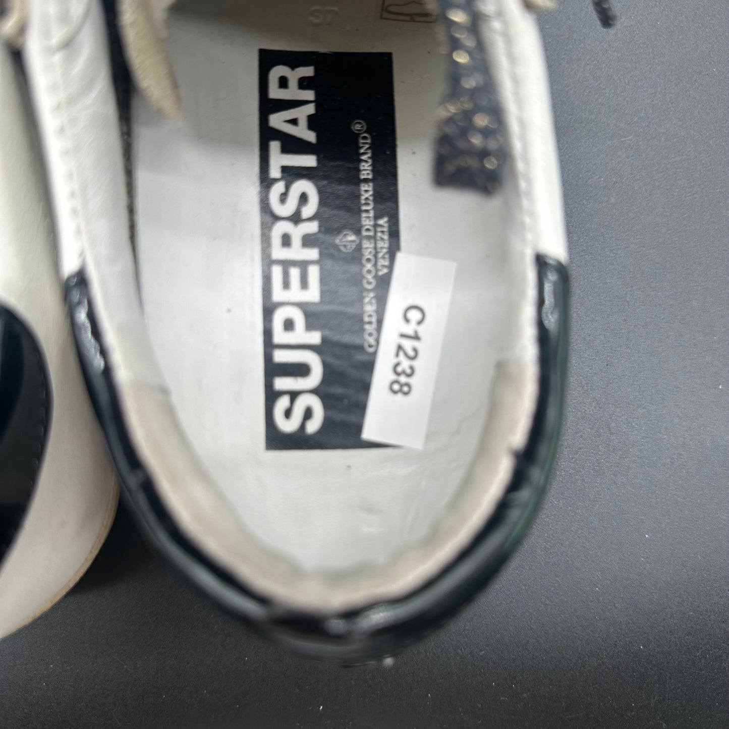 Golden Goose Superstar - Blanc Noir C1238