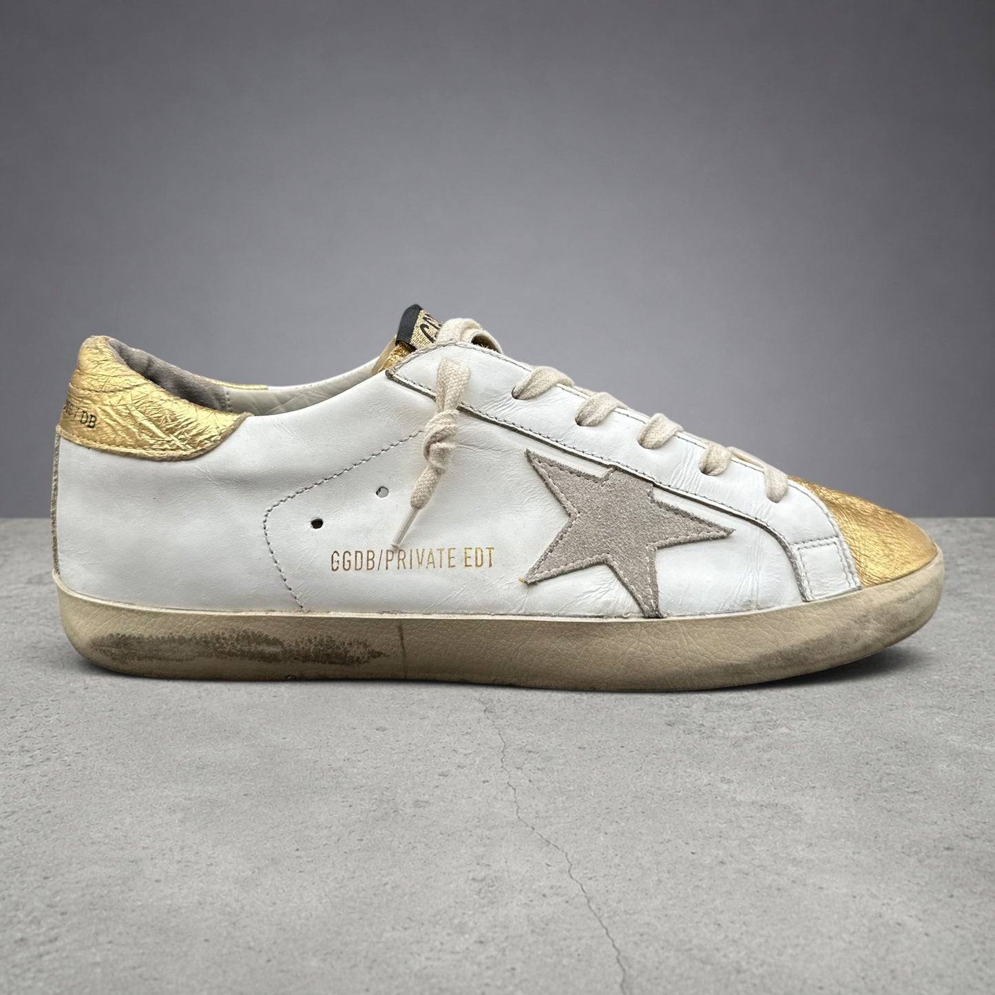 Golden Goose Superstar - Blanc Beige Or K48