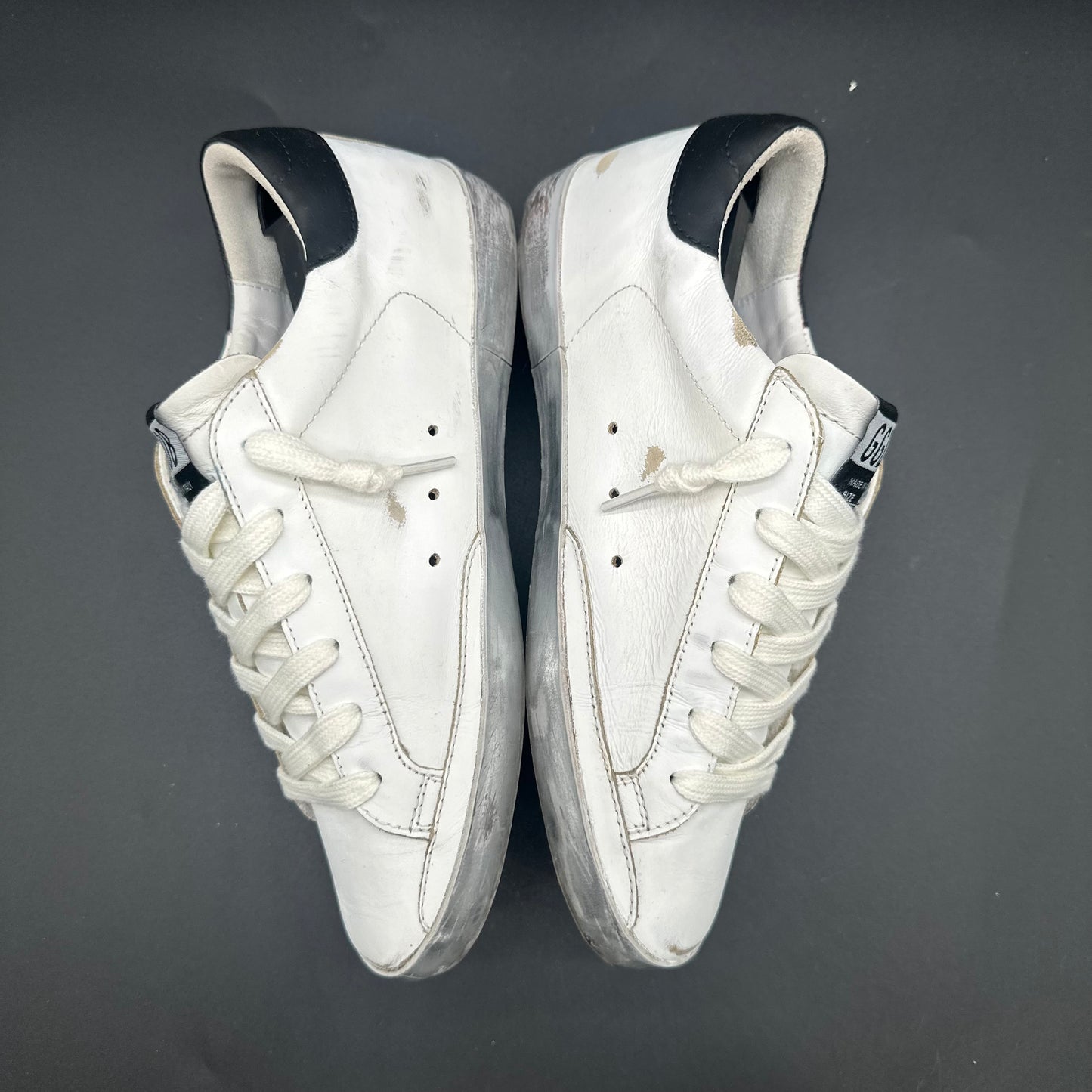 Golden Goose Superstar - Blanc Noir Beige Argent C1423
