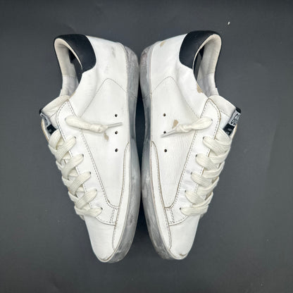 Golden Goose Superstar - Blanc Noir Beige Argent C1423