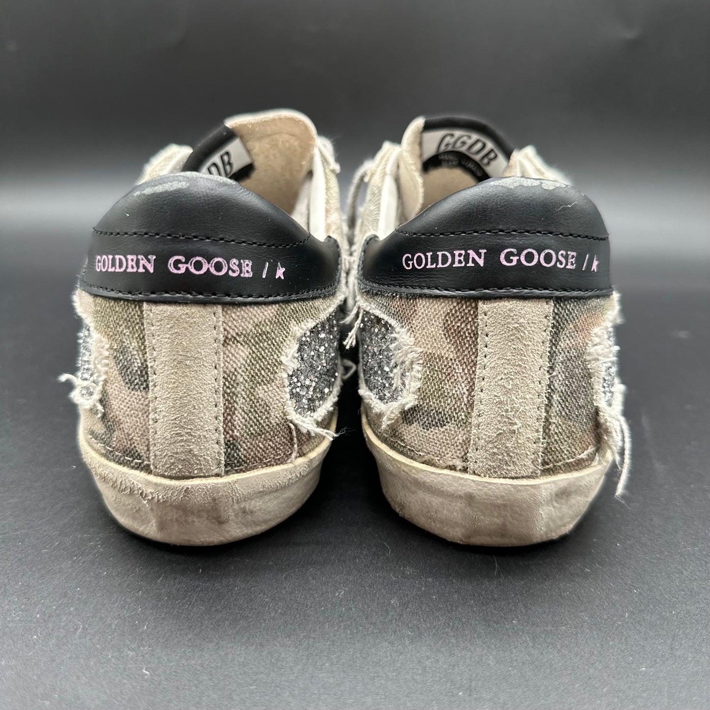 Golden Goose Superstar - Beige Noir Rose Argent Paillettes C1441