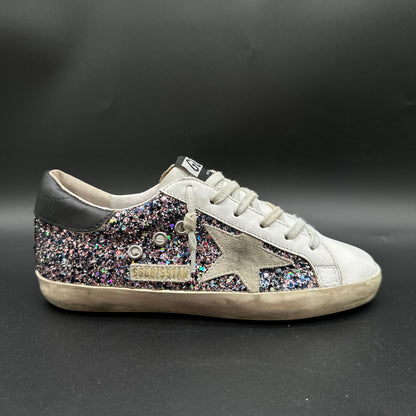 Golden Goose Superstar - Noir Beige Paillettes C1240