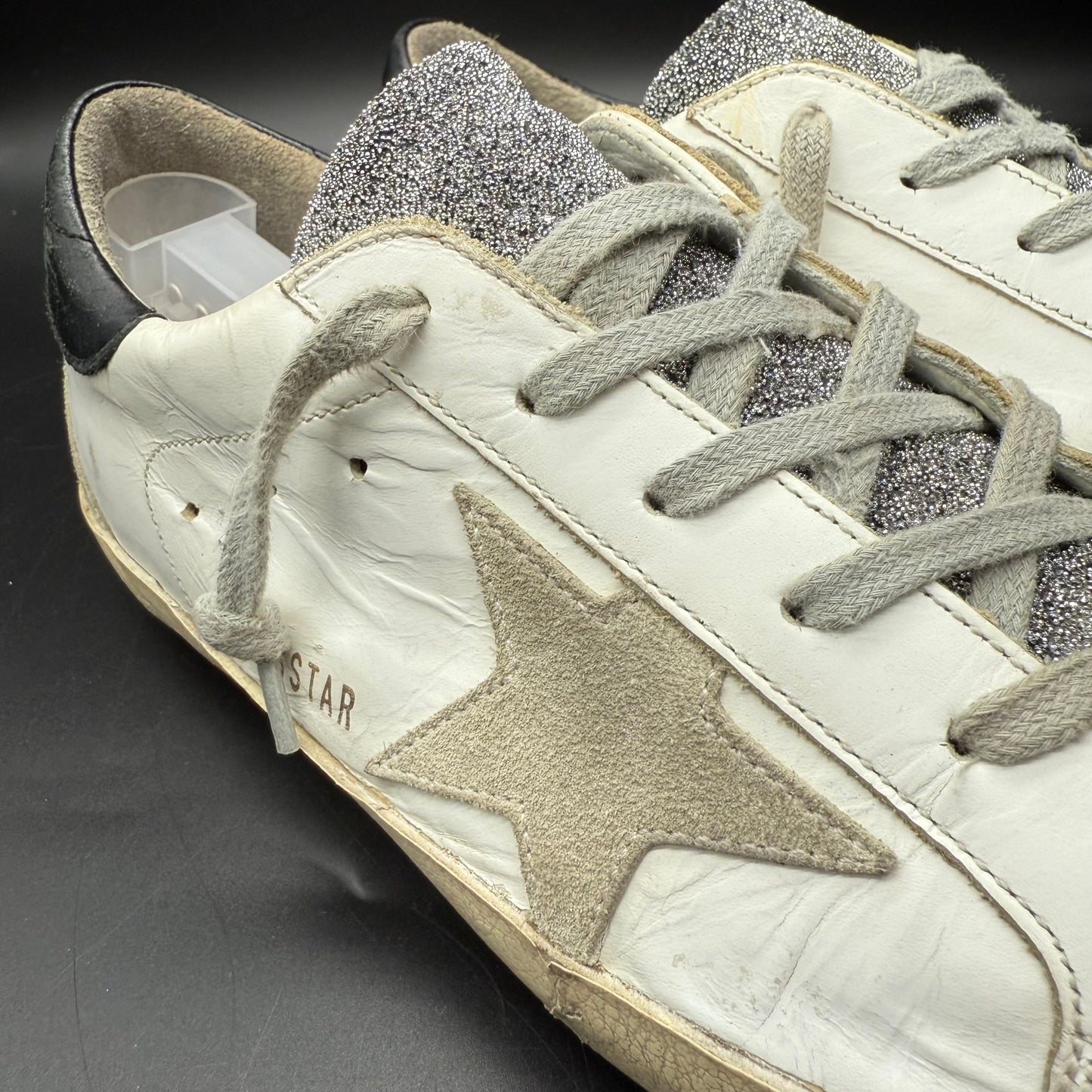Golden Goose Superstar - Swarovski Blanc Noir Strass