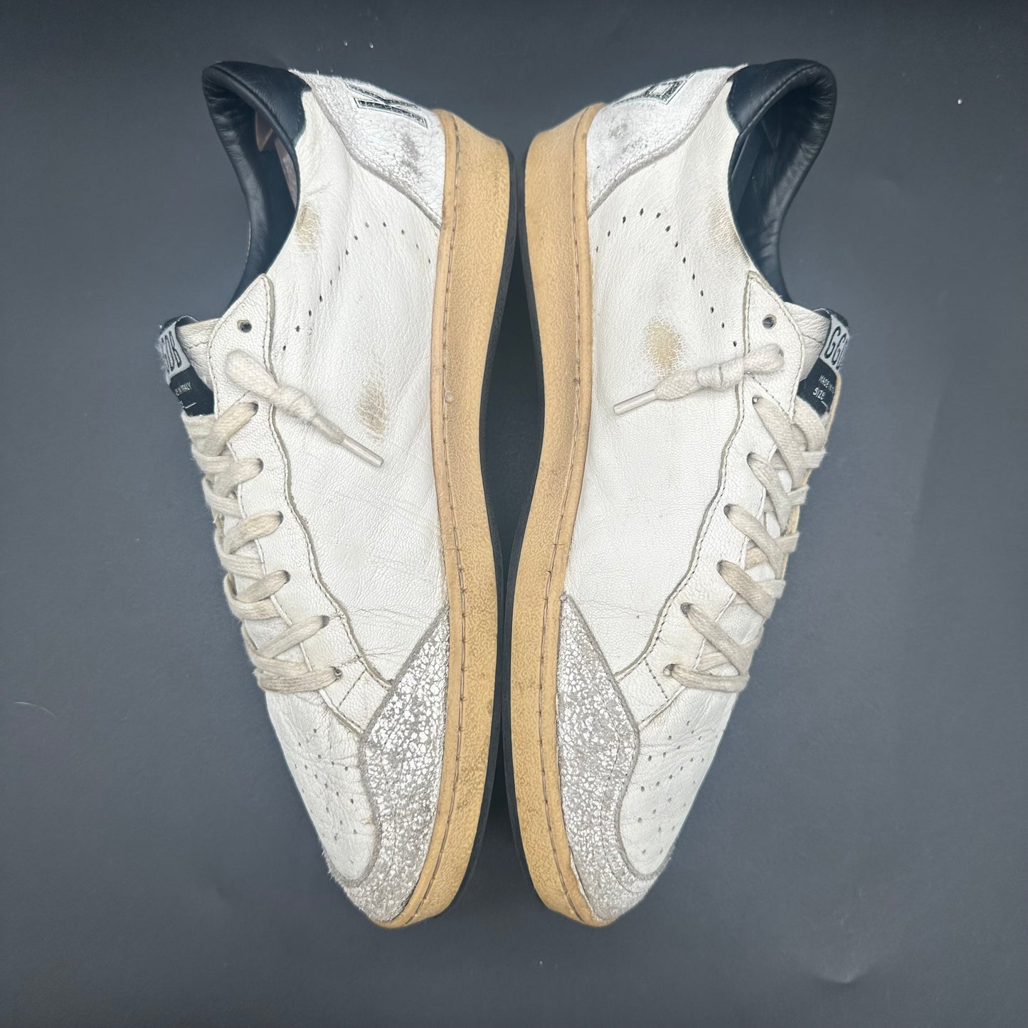 Golden Goose Ballstar - Blanc Noir C1386