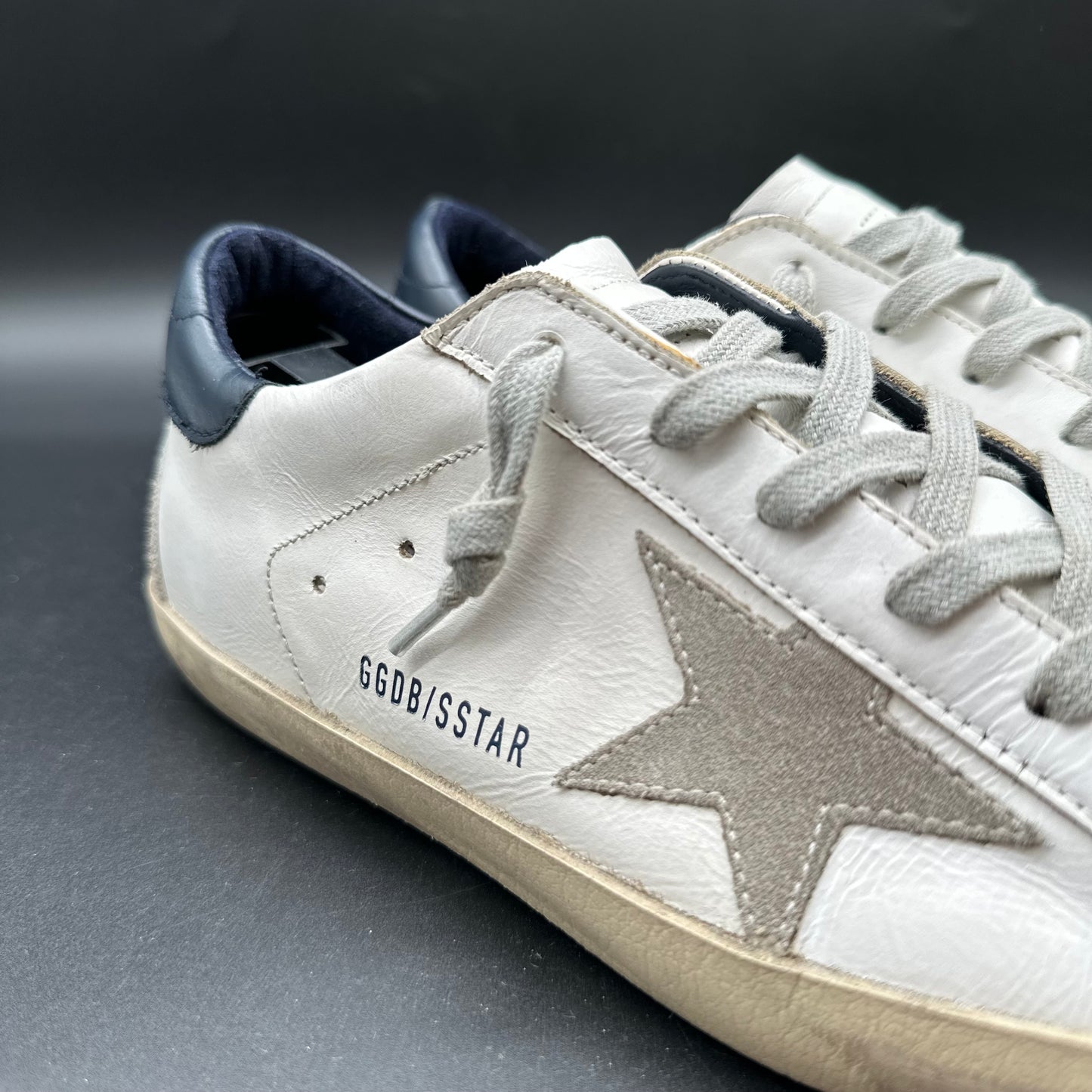 Golden Goose Superstar - Blanc Beige Bleu C1394
