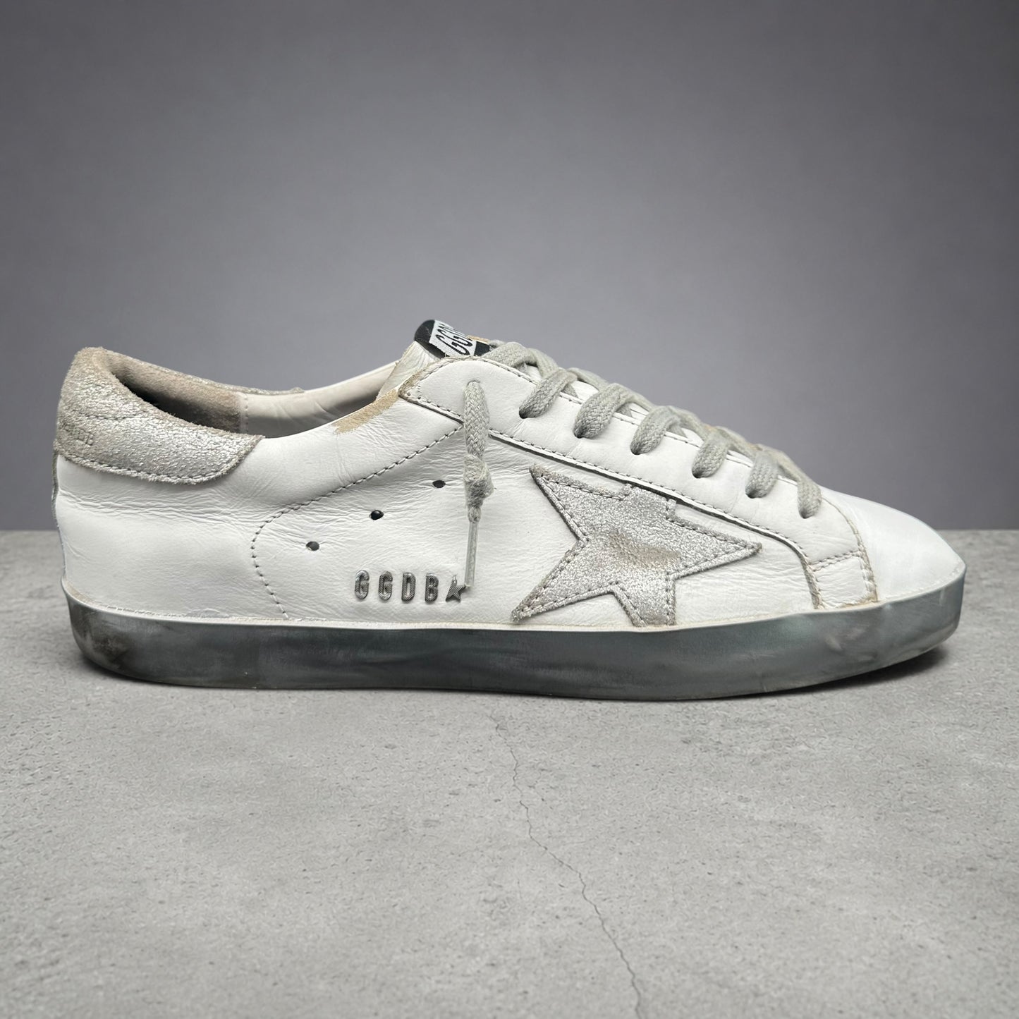 Golden Goose Superstar - Blanc Argent C1031