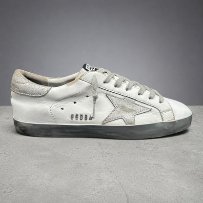 Golden Goose Superstar - Blanc Argent C1031