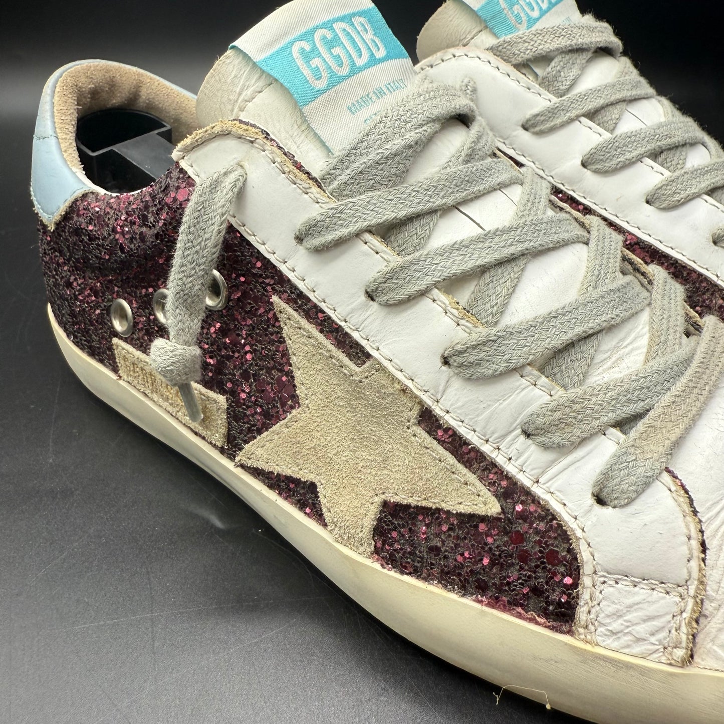 Golden Goose Superstar - Bordeaux Bleu Ciel