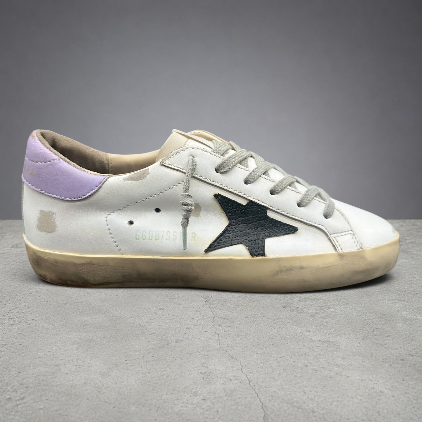 Golden Goose Superstar - Blanc Noir Violet C1231