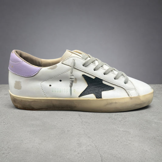 Golden Goose Superstar - Blanc Noir Violet C1231
