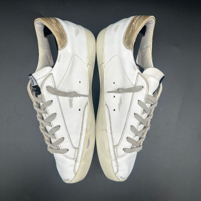 Golden Goose Superstar - Blanc Noir Or J018