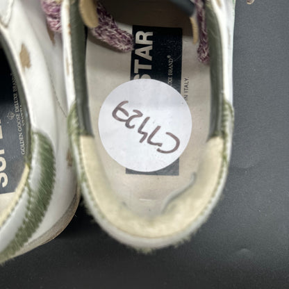 Golden Goose Superstar - Blanc Beige Vert Violet C1427