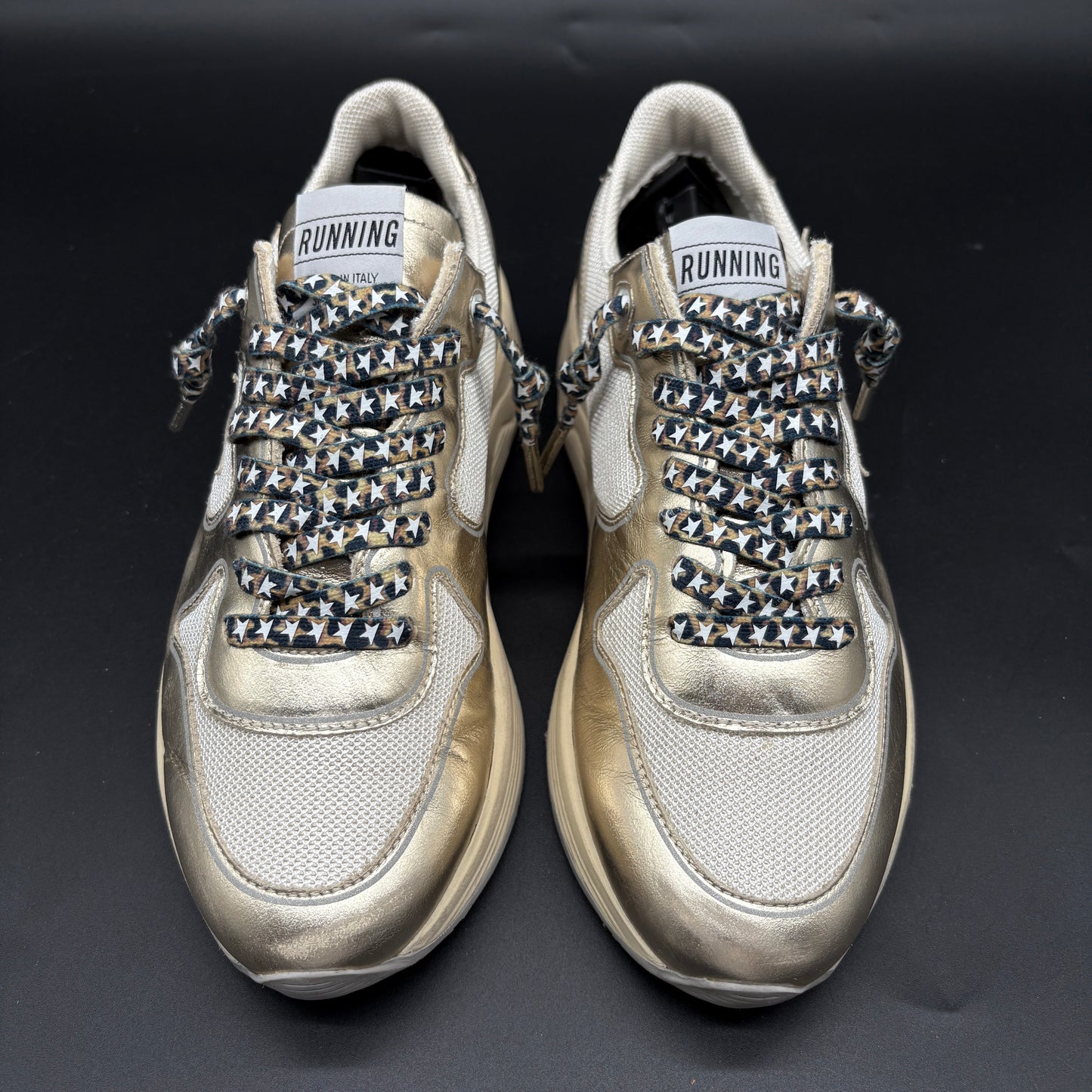 Golden Goose Running - Argent Rose Or K37