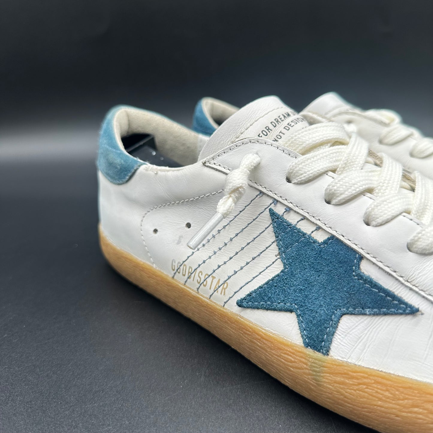 Golden Goose Superstar - Blanc Bleu K33