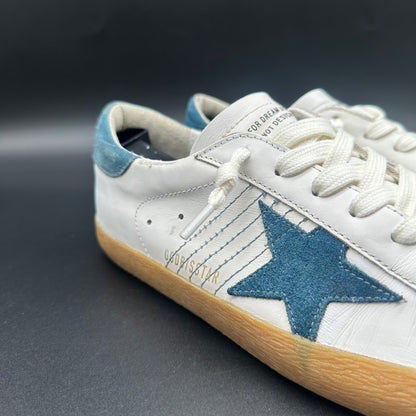 Golden Goose Superstar - Blanc Bleu K33